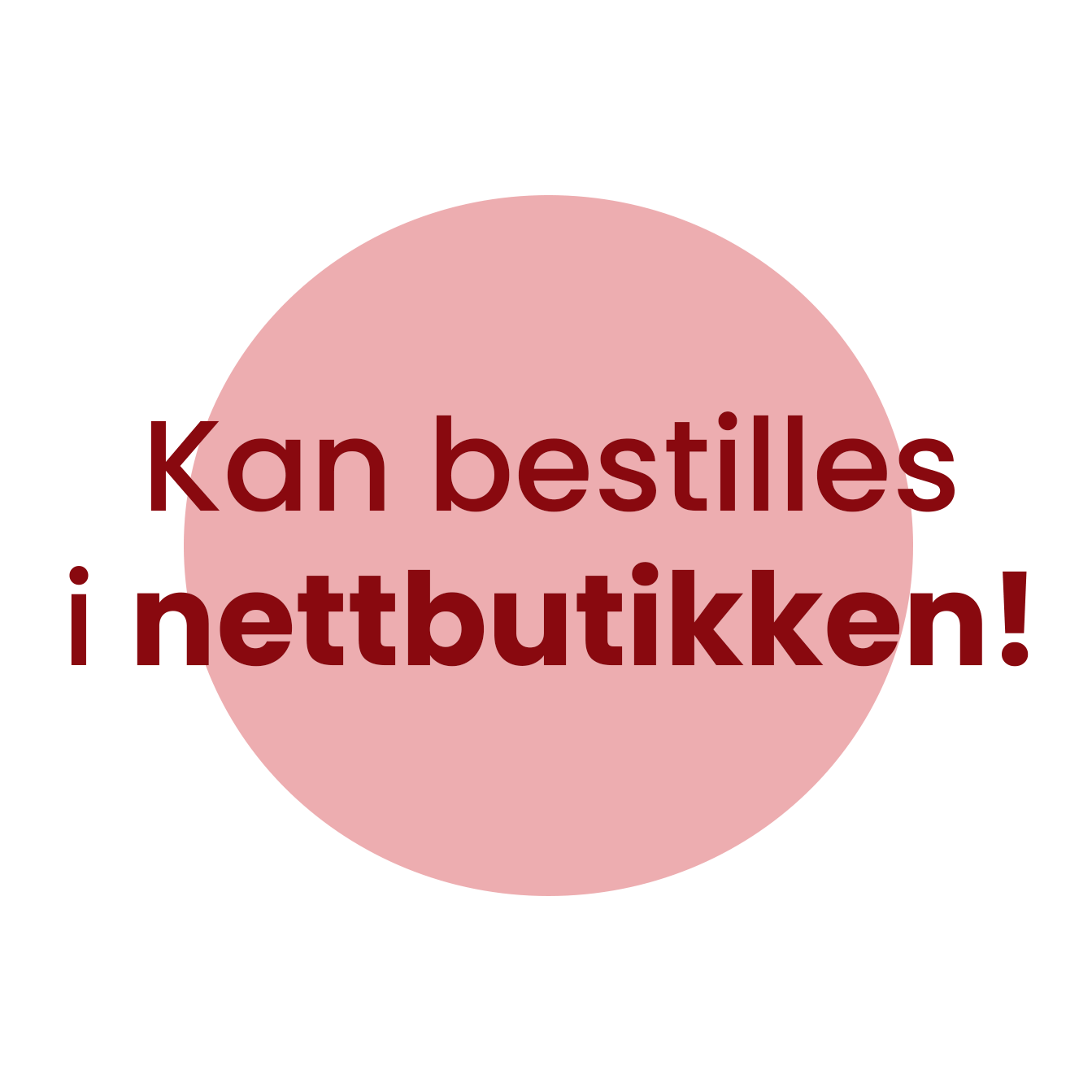 Tilgjengelig i nettbutikk